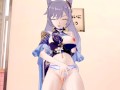 Keqing Hentai 3D Masturbating