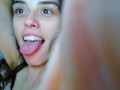 PinkMoonLust is a Silly Slut Playing With Her Tiniest Titty Small Breast Pancake Nipples Hotel room