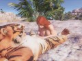 Wild Life / Furrie Tiger with Redhead