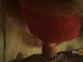 Pov Blowjob with cum in mouth filled her mouth with cum