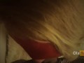 Pov Blowjob with cum in mouth filled her mouth with cum