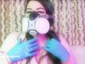 New and Favorite Masks and Respirators ASMR - femdom gas masks mask fetish surgical gloves latex