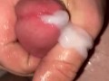 Huge cumshot jerk off