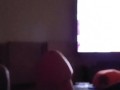 Cummin On A Buddies Couch