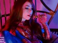 Mary Jane fucks herself in a Spiderman suit - MollyRedWolf