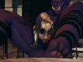 Big monster ork fuck with female knight - Hentai 3D animation