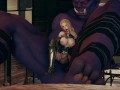 Big monster ork fuck with female knight - Hentai 3D animation