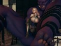 Big monster ork fuck with female knight - Hentai 3D animation