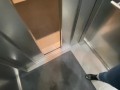Couple Almost Caught Blowjob and Fucking in Public Elevator