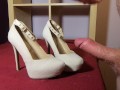Big CUMSHOT on Sexy JUST FAB plateau pumps