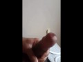 thinking of wet pussy while studying led to to this bbc huge cumshot