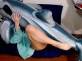 Japanese girls ride dolphins - humps pillow