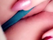 Chubby Girl Fingers Fat Wet Pussy