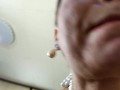 Capture of a strong dick with a pearl necklace & other pranks of a mature couple! Only hot close-ups