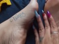 Lotioning up my feet