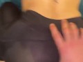 My BF RIPS MY LEGGINGS and FUCKS ME HARD! Creampie!!!!