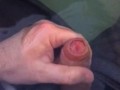 POV Risky Jerk off session outside in the backyard hot tub, cumming under water is so cool to watch 