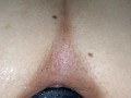 Gorgeous wet pussy takes the thick King Cock Dildo as deep as it cN go & drips her juices on it!!