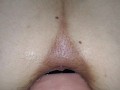 Gorgeous wet pussy takes the thick King Cock Dildo as deep as it cN go & drips her juices on it!!