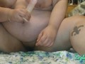 Fat slut pee on your cock