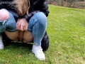 Peeing on a golf course