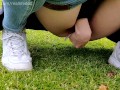 Peeing on a golf course