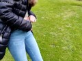 Peeing on a golf course