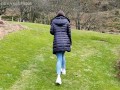 Peeing on a golf course