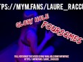Laure Raccuzo - Elle suce en GloryHole et se fait arroser de sperme !