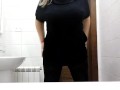 Amazing bbw public toilet play