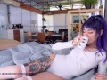 very HAIRY Holly Beth CUMS HARD in the morning