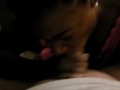Ebony Hotwife Enjoys Sucking Her White Husbands Dick to a Leg Shaking Orgasm