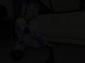 Akali sloppy blowjob with huge dildo and non-stop Ahegao - cosplay porn LOL KDA