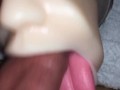 I received the greatest blowjob ever by an adult toy, cum & piss in mouth with me tasting every drop