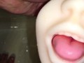 I received the greatest blowjob ever by an adult toy, cum & piss in mouth with me tasting every drop