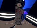 Fishnet Blindfold Strip Brunette POV Lap Dance and Ride Body Rolls