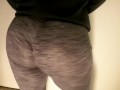Big Bouncing Booty Step Mom Dances With a Wedgie In Her Giant Ass