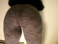 Big Bouncing Booty Step Mom Dances With a Wedgie In Her Giant Ass