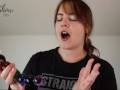 Toy Review - Crystal Delights Rainbow Bubble Dildo Multicolored Glass Dildo