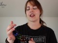 Toy Review - Crystal Delights Rainbow Bubble Dildo Multicolored Glass Dildo