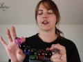 Toy Review - Crystal Delights Rainbow Bubble Dildo Multicolored Glass Dildo