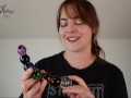 Toy Review - Crystal Delights Rainbow Bubble Dildo Multicolored Glass Dildo