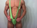 Mankini Muscle Hunk Stud Huge Guns