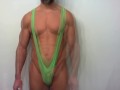 Mankini Muscle Hunk Stud Huge Guns