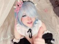 Cum Obsessed Rem Cosplay (short version)