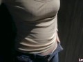 Naughty Step Sister is Visiting 2 Bathrooms while Shopping | Her Pussy didn't make it home with Toys