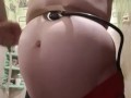 Belly sounds, seething in overfull stomach
