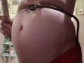 Belly sounds, seething in overfull stomach
