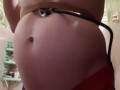 Belly sounds, seething in overfull stomach
