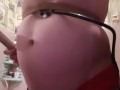 Belly sounds, seething in overfull stomach